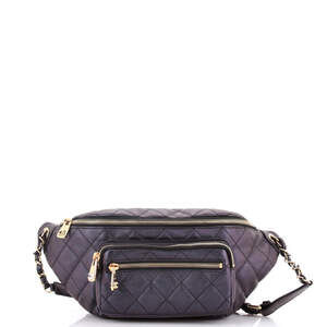Chanel Medium All About Waist Bag Quilted Iridescent Calfskin